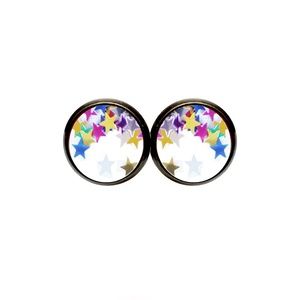 Star Glitter Earrings